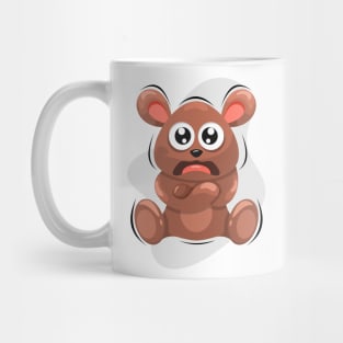 cold bear cartoon Mug